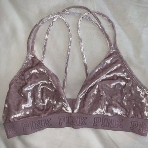PINK Velvet Bra/Bralette
